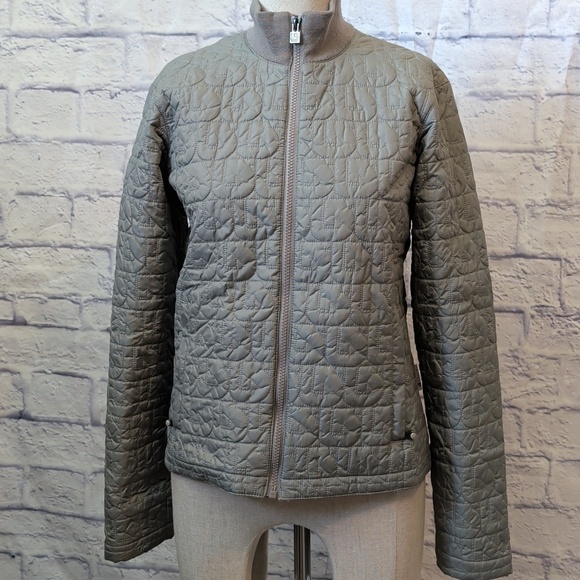 Burton Jackets & Blazers - Burton Quilted Gray Coat/Jacket w/ Zipper Pockets Size Small